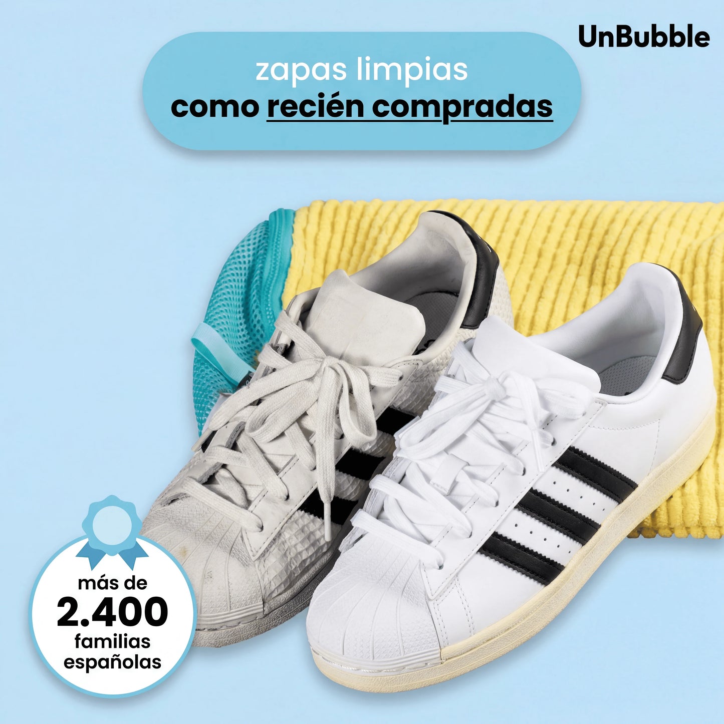 Unbubble® Bolsa de Lavado para Zapatillas